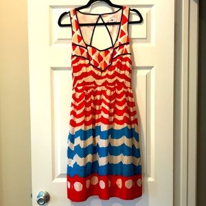 Anthropologie We Heart Vera High Seas Dress, sz S